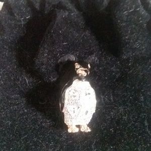 Swarovski Penguin Brooch
